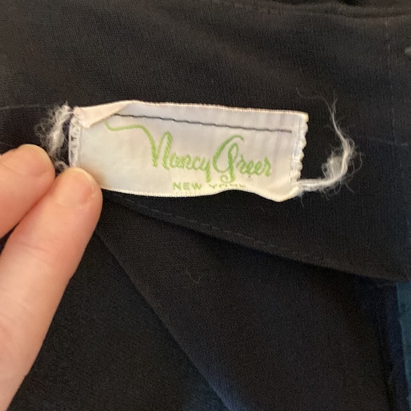 Vintage 1960s Black Professional Dress - Madmen - Picture 8 of 9